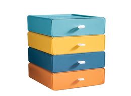 Storage Drawers type contrast Colour box Office desktop can stack file Multifunction cabinet Drawer boxes size 20218cm3446479