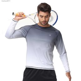 Men's T-Shirts Men's Long Sle T-Shirt UPF 50+ Rash Guard Tee UV Sun Protection Shirt for Sport Fishing Hiking Workout Outdoor Pullover Shirt L231208