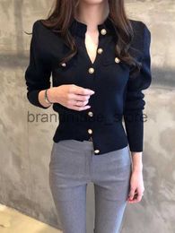 Women's Knits Tees ZOKI Fashion Women Cardigan Sweater Spring Knitted Long Sleeve Short Coat Casual Single Breasted Korean Slim Chic Ladies Top J231208