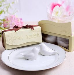 WholeNice 100sets200pcs Popular Wedding Favour Love Birds Salt And Pepper Shaker Party Favours For Party Gift 1310 V24178943