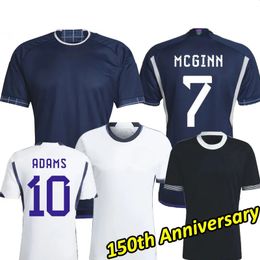 Fans Tops Tees Scotland 150th Anniversary Soccer Jerseys Home Special Edition TIERNEY DYKES ADAMS Football Shirt CHRISTIE McGREGOR MCGINN McKENNA Men K J0309