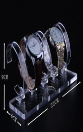 5pcs New Wrist Watch Display Stand Holder Rack clear acrylic jewelry bracelet Tabletop show stand watch store display props6596730