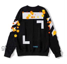 2023 Men's Hoodies Sweatshirts Offs White Designer Fashionoff Flower Mens Hoodie Unisex Women Hooded Casual Pullover Chromees Hearts Gqeg XYWI