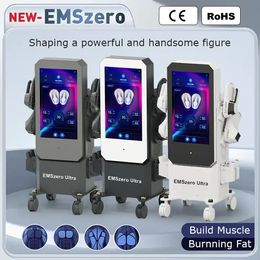 NEW EMSzero Ultra 14 Tesla RF Sculpt slimming equipment Build muscle Device HI-EMT Electromagnetic Stimulator Emslim NEO Beauty Machine make body slim and stronger