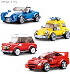 Blocks CITY Great Off-Road Vehicle SPEED CHAMPIONS Car Sets Building Block Kit Brick Model Kids Toys London Double Decker Bus Technique R231208