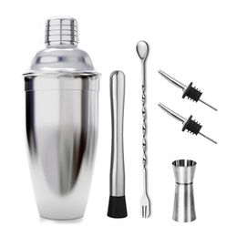 Bar Tools UPORS Cocktail Shaker 550ml/750ml Stainless Steel Wine Martini Boston Shaker Mixer For Bar Party Bartender Tools Bar Accessories 231207