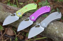 Special Offer M7686 Pocket Folding Knife D2 Stone Wash Blade CNC 6061-T6 Aluminum Handle Ball Bearing Outdoor EDC Gift Folder Knives