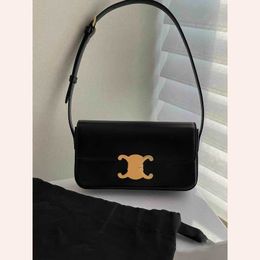Legal Copy Deisgner Celins's Bags online shop Triumphal Arch Bag Women's 2023 New High end Genuine Leather Club Underarm Fashionable One Shoulder Casual Crossbody