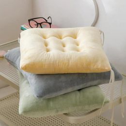 Pillow Seat High Resilience Anti-Slip Strap Design Chair Comfortable Silicone Particle Mat For Office Home