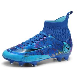 Dress Shoes Junior soccer boots adult student TF FG outsole non slip unisex shoes outdoor turf breathable large size 231208