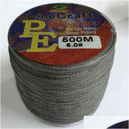 Braid Line Japanese Braided Fishing 500M Extreme Strong Spectra Mtifilament 8 10 20 30 40 50 60 80 100 Lb Drop Delivery Sports Outdoor Otiwg