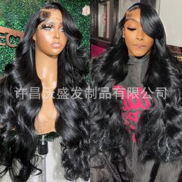 Wigs Women's True Wig Body Wave Natural Color 13 * 4 Capelli Shun 230629