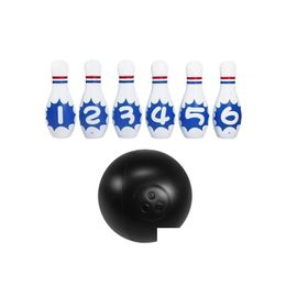 Bowling Novelty Place Nt Inflatable Set For Kids Outdoor Lawn Yard Games Family Jumbo 22 Pins 16 Ball Inflated Toys Drop Delivery Spor Dh0X3