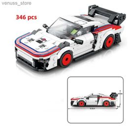 Blocks City Car Vehicle Speed Champion Racer Building Blocks Brick Racing Super Technique Car Moc Creative Garage Set Educational Toys R231208