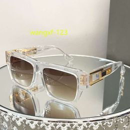 Dita Quality Electroplated Mirror Legs Dts Men and Women Designer Sunglasses Thick Plate Fashion Oversized Glasses Original Box