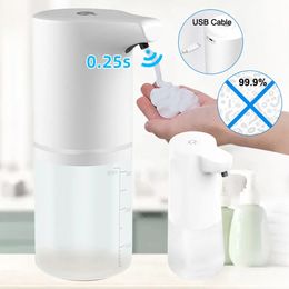 Liquid Soap Dispenser Automatic Liquid Soap Dispenser Touchless Sensor USB Charging Smart Foam Machine Infrared Sensor Soap Dispenser Hand Sanitizer 231207