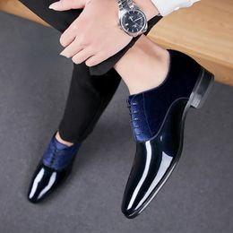 Dress Shoes Men Spring Wedding Fashion Office High Quality Leather Comfy Business Man Formal 2023 231208