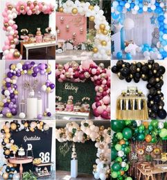 113pcs Multicolor Balloon Garland Arch Birthday Ballon Party Decor Balloons Chain For Baby Shower Boy Girl Wedding Decorations Dec7829380