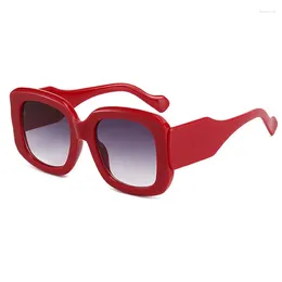 Sunglasses MAYTEN Oversized 2023 Women Vintage Sun Glasses Men Gradient Shades Eyeglasses Wide Leg UV400 Goggles