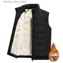 Men's Vests Winter New Men Down Cotton Vest Warm Canvas Horse Jacket Youth Sleeveless Athletic Padded Big Size Clothing 6XL Q231211