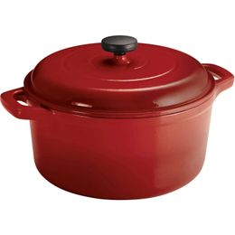 Dutch Ovens Tramontina Enamelled Cast Iron 6.5 Quart Round Dutch Oven Red 231207