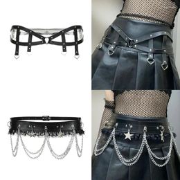 Belts Fashion Teens Heart Chain Belt Adjustable Length Waist For Dresses Shirt H7EF