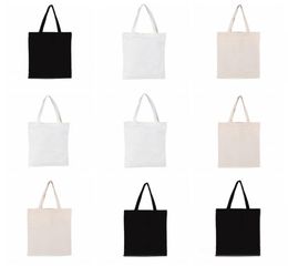Canvas Tote Shoulder Bags Large Capacity Cotton Reusable Shopping Bags Women Beach Handbags Canvas Bag Customised VT16263690325