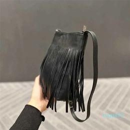 Totes Handbag Tassel Tote Bag Leather Womens Designer Bags Ring Buckle Designers Cross Body Handbag Chain Shoulder Strap