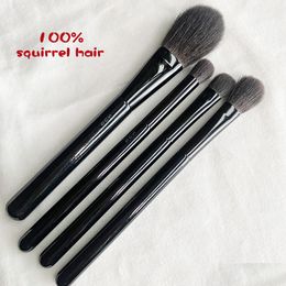 Makeup Brushes Sq Face Cheek Eye Shadow L/M/F - 100% Squirrel Hair Eyeshadow Crease Blending Powder Blush Beauty Cosmetic Brush Blen Dhdym