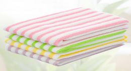 Antigreasy multi Colour magic bamboo Fibre washing dish cleaning cloth scouring pad towel kitchen cleaning wipes rag QD98670555