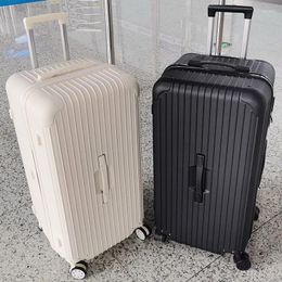 Suitcases Candy Coloured Trolley Trunk 26 28 32 Inch Travel Suitcase Spinner Large Rolling Luggage Bag With Wheel