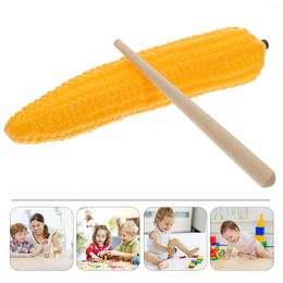 Party Decoration Maracas Musical Instruments Simulated Fruit Sandbox Corn Shape Toy Early Educational Shaker Vegetable Toddler