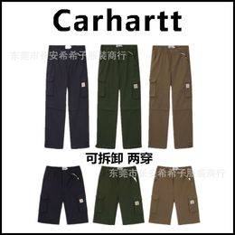 CARHART * detachable two piece workwear pants versatile wide leg versatile short and long pants