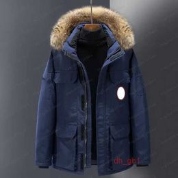Canda Men's Down Puffer Jacket Mens Designer Down Jacket Warm Coats Goose Casual Letter Embroidery Outdoor Winter Fashion 2 HIYB