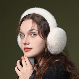 Ear Muffs Soft Plush Warmer Winter Warm Earmuffs for Women Men Fashion Solid Color Earflap Outdoor Cold Protection Ear Muffs Cover 231208