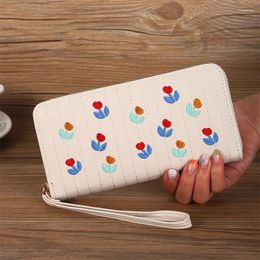 Wallets Large Women's Wallet Luxury Long Zipper Woman Fashion Leather Teenage Card Holder Coin Purses Clutch Bag For Phone 2023