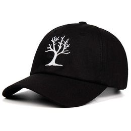 100% Cotton Branch Baseball Cap Big tree Dad Hats Embroidery Snapback Caps No structure Hat Q0703225d