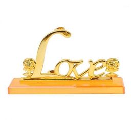 New Stylish Artificial Flower In Love Display Stand Holder For Birthday Christmas Wedding Home Decor Flower Roses Display Base D11667072