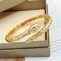 Luxury heart bracelet gold bangle designer Diamond bracelets for women Snake Womens designer jewelry Stainless Steel mens womens bracel Kmvu