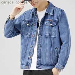 Women's Jackets New Spring Autumn Men's Blue Casual Denim Jacket Fashion Classic Style Cotton ltiple Pockets Denim Coat Clothes L231208