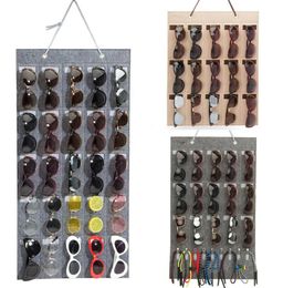 Eyeglass Sunglasses Container Organiser Storage Display Wall Hanging Bag Pocket Stand Organiser Holder For Glasses Storage5051442