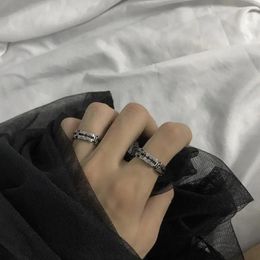 Cluster Rings Creative Cool Vintage Blade For Women Men Lovers Punk Hip Hop Stainless Steel Tail Ring Statement Party Jewellery Gifts