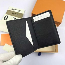 Designer Card Holder men business card Famous Men Women luxury Short wallet pu credit card mini Small wallets pocket purse251C