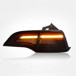 For Tesla Model 3 LED Tail Light Model Y Taillight Assembly Modified Brake Reverse Parking Running Fog Lights Car Accessories Auto Part
