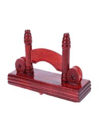 Party Favour Chinese Craft Hand Wood Fan Stand Display Base Holder Home Decor Room Decoration3058390