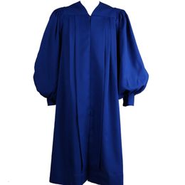 Manufacturer best quality selling gown choir robe for church OEM red black blue clergy robes