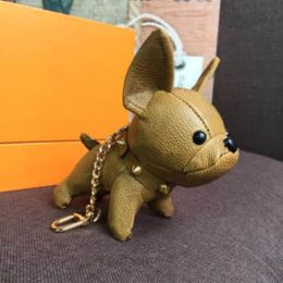 Dog Keychains Key Buckle Purse Pendant Bags Dogs Design Fashion Doll Chains Key Buckle 6 Colour High Quality226V