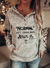 Women's Hoodies Jesus Christian 3d Print Women Fashion Letter Faith Hoodie Sweats Vintage Coat Ladies Sudadera Spring Winter