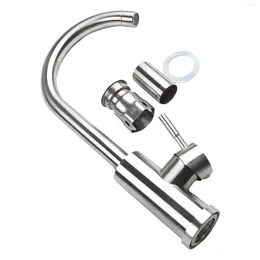 Bathroom Sink Faucets 1pc Stainless Steel 2 Holes Single Handle Kitchen Faucet Replacement Ceramic Valve Basin Supplies