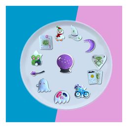 Charms Funny Cartoon For Clog Sandals Unisex Decoration Cute Jig Party Gift Rainbow Drop Delivery Otavn